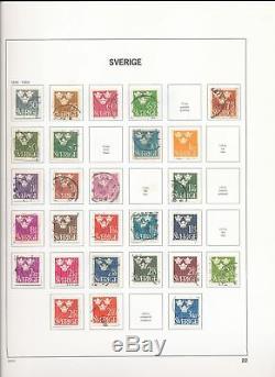 Suède 1858/1989 Collection D’albums M & U Davo (appx 1500) Alb524