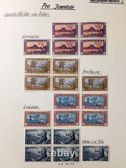 Suisse Bonne Charité 1913/1963 MNH MH Album Collection Environ 500 GM3229 2,4kg