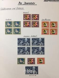 Suisse Bonne Charité 1913/1963 MNH MH Album Collection Environ 500 GM3229 2,4kg