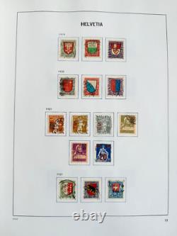 Suisse, Bureaux et Collection ONU 1854-1992 en 2 grands albums DAVO