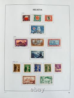 Suisse, Bureaux et Collection ONU 1854-1992 en 2 grands albums DAVO