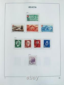 Suisse, Bureaux et Collection ONU 1854-1992 en 2 grands albums DAVO