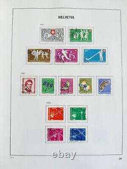 Suisse, Bureaux et Collection ONU 1854-1992 en 2 grands albums DAVO