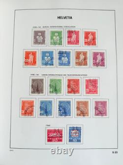 Suisse, Bureaux et Collection ONU 1854-1992 en 2 grands albums DAVO