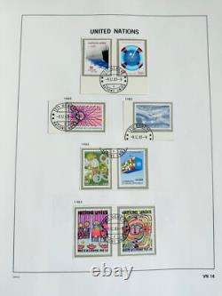 Suisse, Bureaux et Collection ONU 1854-1992 en 2 grands albums DAVO