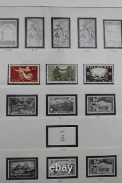 Suisse Ch Swiss Mnh (1916) 1936-1959 Lindner Album Stamp Collection