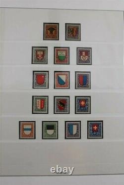 Suisse Ch Swiss Mnh (1916) 1936-1959 Lindner Album Stamp Collection