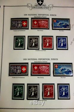 Suisse Collection De Timbres 1920-1968 Chargé De Menthe Nh Dans Album