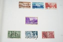 Suisse : collection de plus de 1 250 timbres usagés conservés dans un album