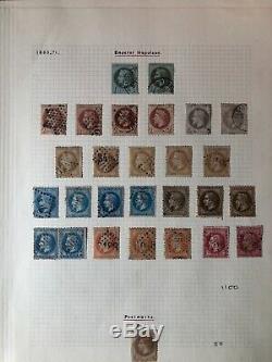 Superbe Collection De Têtes De France Napoléon-cérès Sur Cinq Pages D'alb. CV £ 2000 +