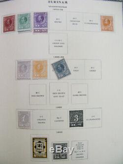 Surinam Collection De Timbres Début Loaded Scott Album