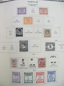 Surinam Collection De Timbres Début Loaded Scott Album