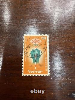 Tampons Israéliens Vintage Album Minkus Étiquettes Années 1950 Belle Collection MNH Lot Livre