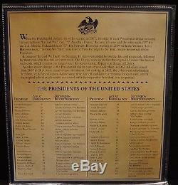 The United States Presidents Coin Collection Volume 2 Album-pcs Timbres Et Monnaies