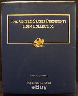 The United States Presidents Collection De Monnaie Volume I Album-pcs Timbres Et Monnaies