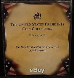 The United States Presidents Collection De Monnaie Volume I Album-pcs Timbres Et Monnaies