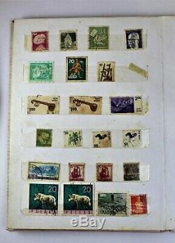 Timbres Anciens Album Collection Timbres Estampillés Pages Intéressantes Very Nice