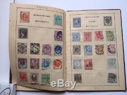 Timbres Collection Rare Album Vintage Des Années 1900 Europe Amérique Afrique Asie Austr Vg