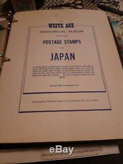 Timbres Japonais 1980-1989 À White Ace Album. Livre (3) 500 Timbre Monté Et Mnh