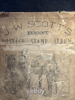 Timbres anciens du monde des années 1870-1890 dans l’album F. W. Scott Europe Japon