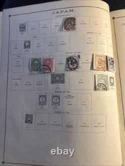 Timbres anciens du monde des années 1870-1890 dans l’album F. W. Scott Europe Japon