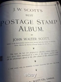 Timbres anciens du monde des années 1870-1890 dans l’album F. W. Scott Europe Japon