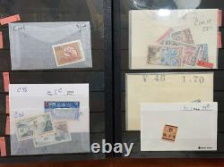Timbres de Nouvelle-Calédonie dans un album de stock 98% neuf avec gomme originale de 1892 à 1988 (CV 580 $+)