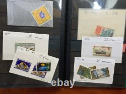 Timbres de Nouvelle-Calédonie dans un album de stock 98% neuf avec gomme originale de 1892 à 1988 (CV 580 $+)