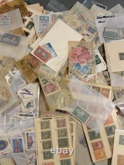 Timbres du monde entier et plus dans un superbe lot en boîte, neufs et oblitérés, de belle qualité ! Tout n’est pas montré - 2229/319