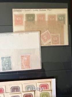 Timbres locaux allemands et plus encore, incroyable collection du XIXe siècle M&U CV$$ L2044