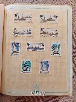 Timbres-poste de l'URSS des années 1970 1980, Collection de 100 timbres dans un album