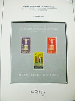 Togo Stamp Collection Mint Nh Dans L'album