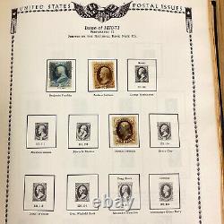 Tous Les Albums De Timbres Américains Minkus 1847-1969 Inclut Plus De 800 Timbres Collection