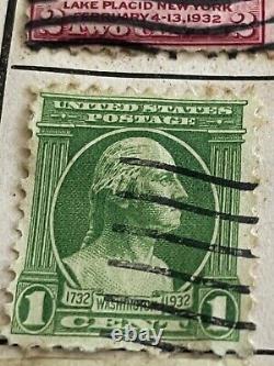 Tous Les Albums De Timbres Des Nations Unies Etats-unis George Washington Green 1cent Rare