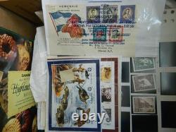 Trier mondial de 9,8 kg dans des boîtes grandes timbres dans des albums/à l'unité (Notre réf. GA3Q)