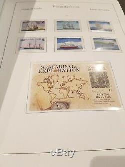 Tristan Da Cunha 1952-2015 Stamp Collection Complète En 2 Albums Kabe Mint Muh