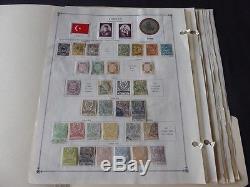 Turkey And Two Sicilies 1858-1940 Mint / Used Stamp Collection Sur Scott Int Album