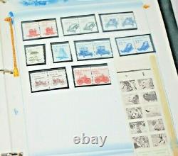 U. S. Commemorative Stamp Album Collection-1980-1986-plus De 630 Tous Les Timbres À La Menthe