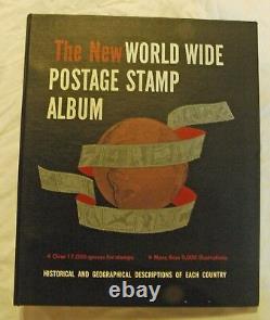 U. S. Mint And World Postage Stamp Collection En 4 Albums + Paquets Non Triés