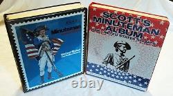 U. S. Mint And World Postage Stamp Collection En 4 Albums + Paquets Non Triés