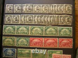 USA 1890-1940 Mint Stamp Collection En Safe Stock Album Gz9