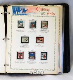 USA Christmas Seals Collection Album Historique 1907-2008