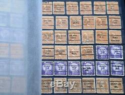 USA Collection 1000+ Precancel Album Timbres-poste