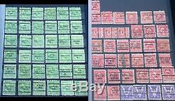 USA Collection 1000+ Precancel Album Timbres-poste