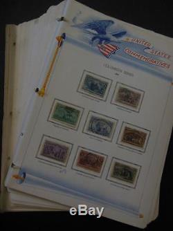 USA Old Time Mint & Collection D'occasion Sur Les Pages D'album Entre 1893-1946 Meilleur