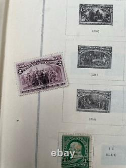 Une collection de timbres anciens robustes dans un album de timbres-poste Scott International