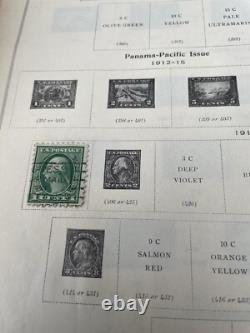 Une collection de timbres anciens robustes dans un album de timbres-poste Scott International