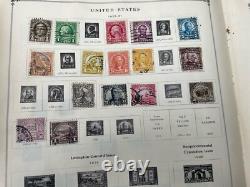 Une collection de timbres anciens robustes dans un album de timbres-poste Scott International