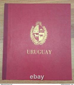Uruguay Kabe Album avec une collection de timbres très complète de plus de 2000 timbres utilisés et neufs $$