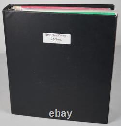 Us 1934-2010 Collection de 80 meilleures FDCs Album avec émissions conjointes et peintes à la main